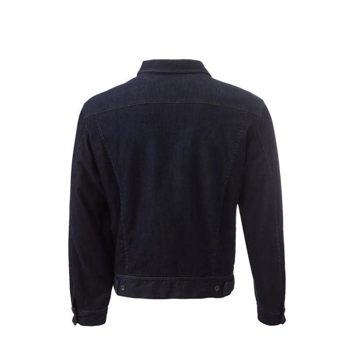 Lardini Blue Cotton Denim Jacket