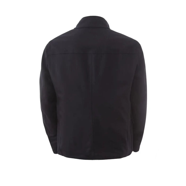 Lardini Blue Wool Coat