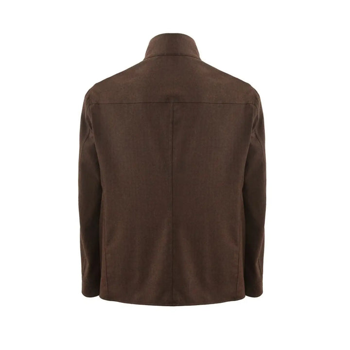 Lardini Blue Wool Coat