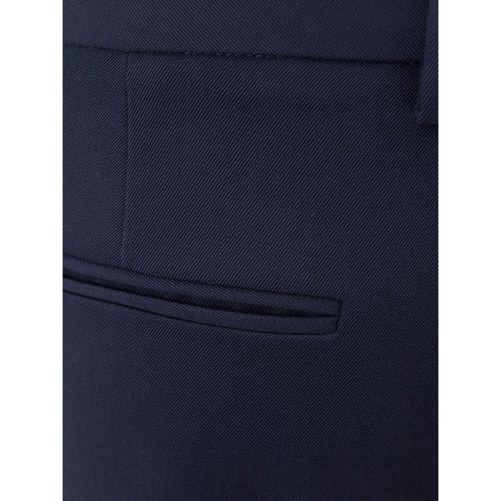 Lardini Blue Wool Dress Pants