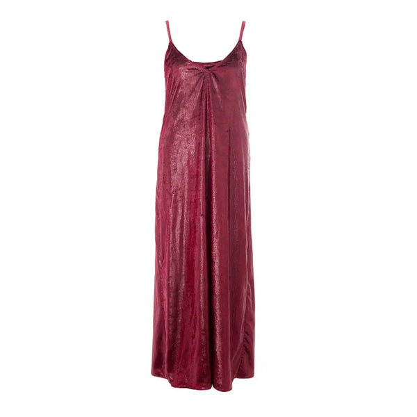 Lardini Bordeaux Polyester Cocktail Dress women’s dress