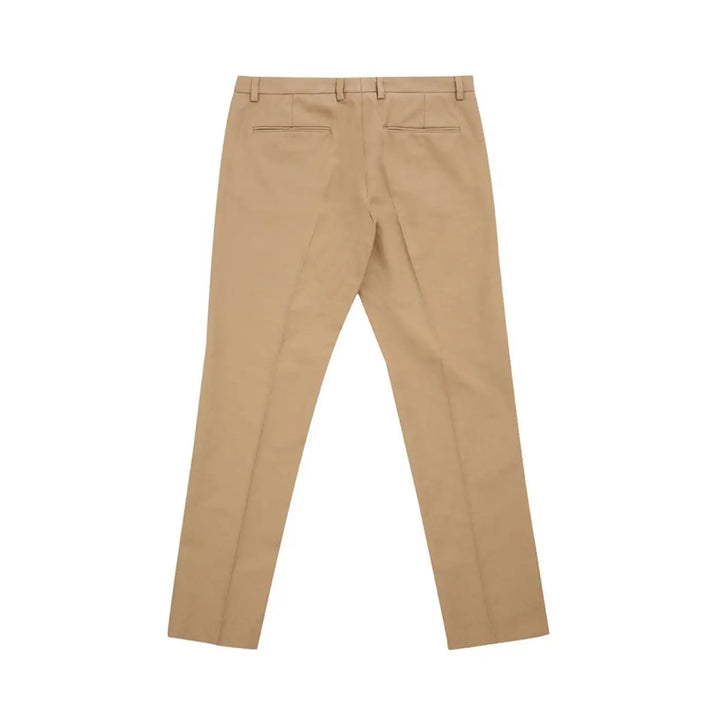 Lardini Brown Cotton Chino Pants