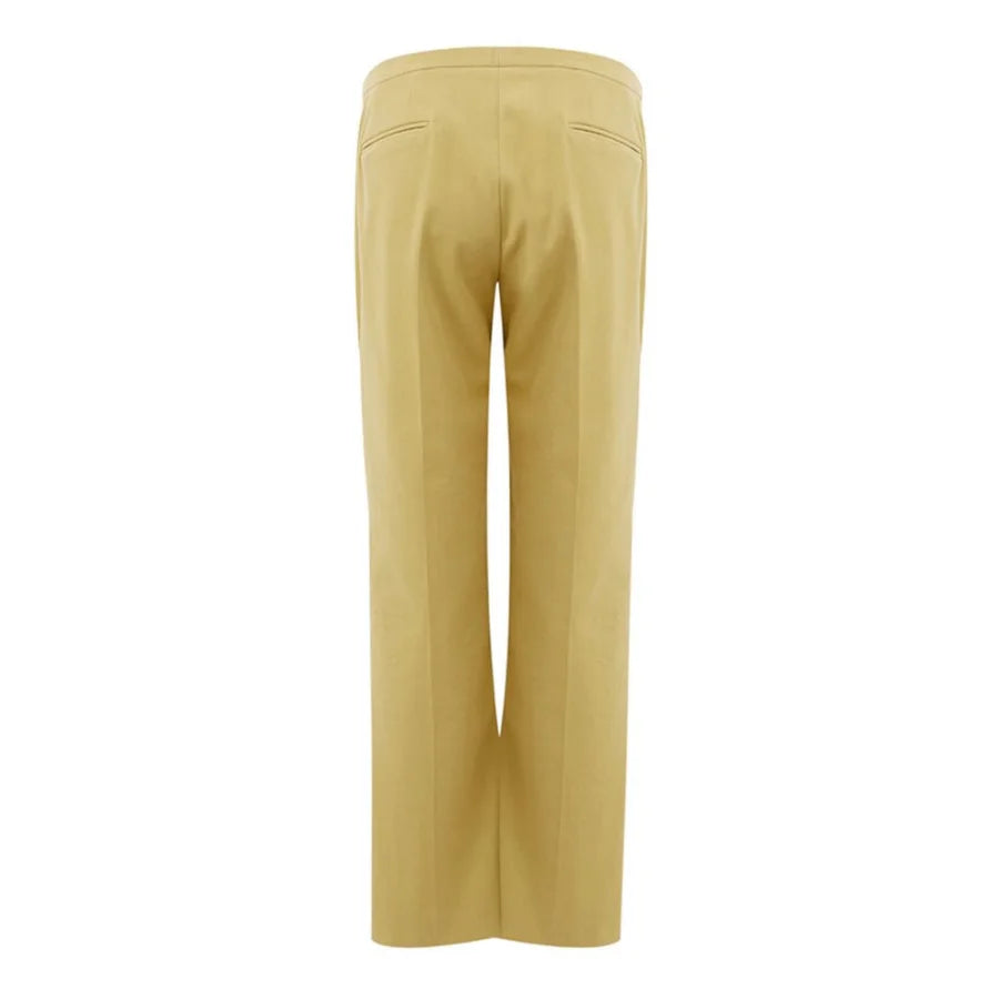 Lardini Gold Cotton Casual Pants