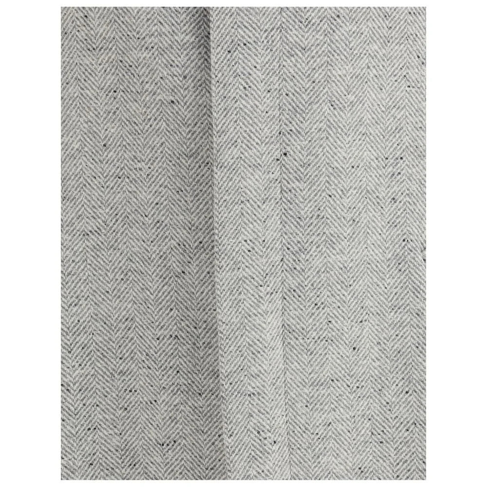 Lardini Gray Fleece Wool Coat