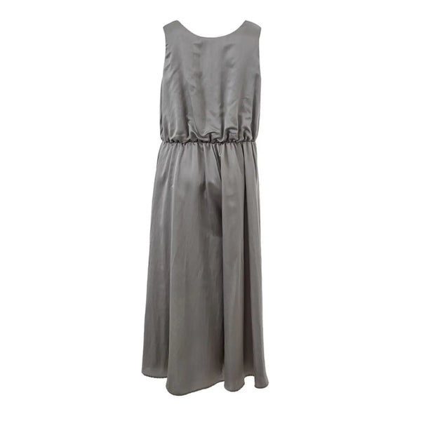 Lardini Gray Silk Casual Dress women’s dress