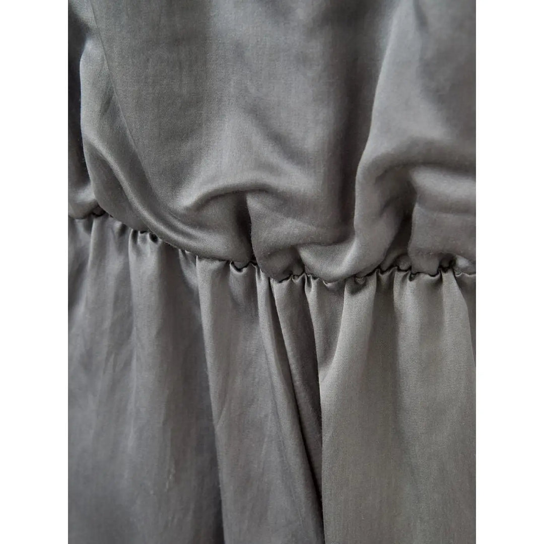 Lardini Gray Silk Casual Dress