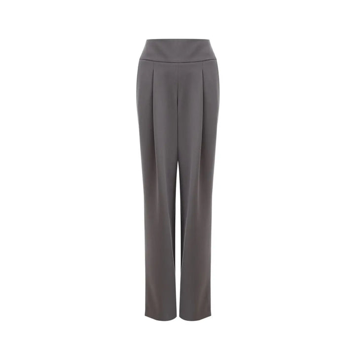 Lardini Gray Wool Casual Pants