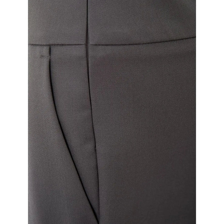 Lardini Gray Wool Casual Pants
