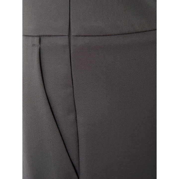 Lardini Gray Wool Casual Pants