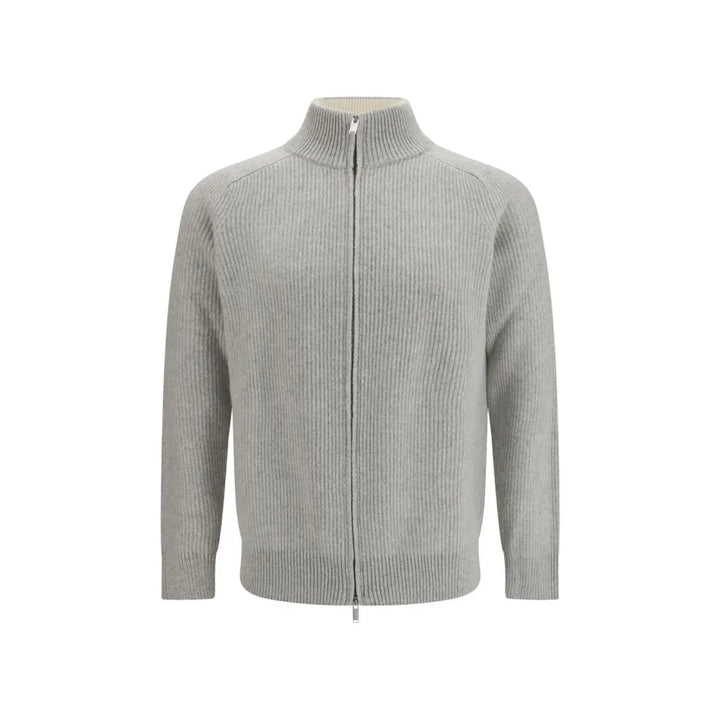 Lardini Gray Wool Oves Aries Sweatshirt