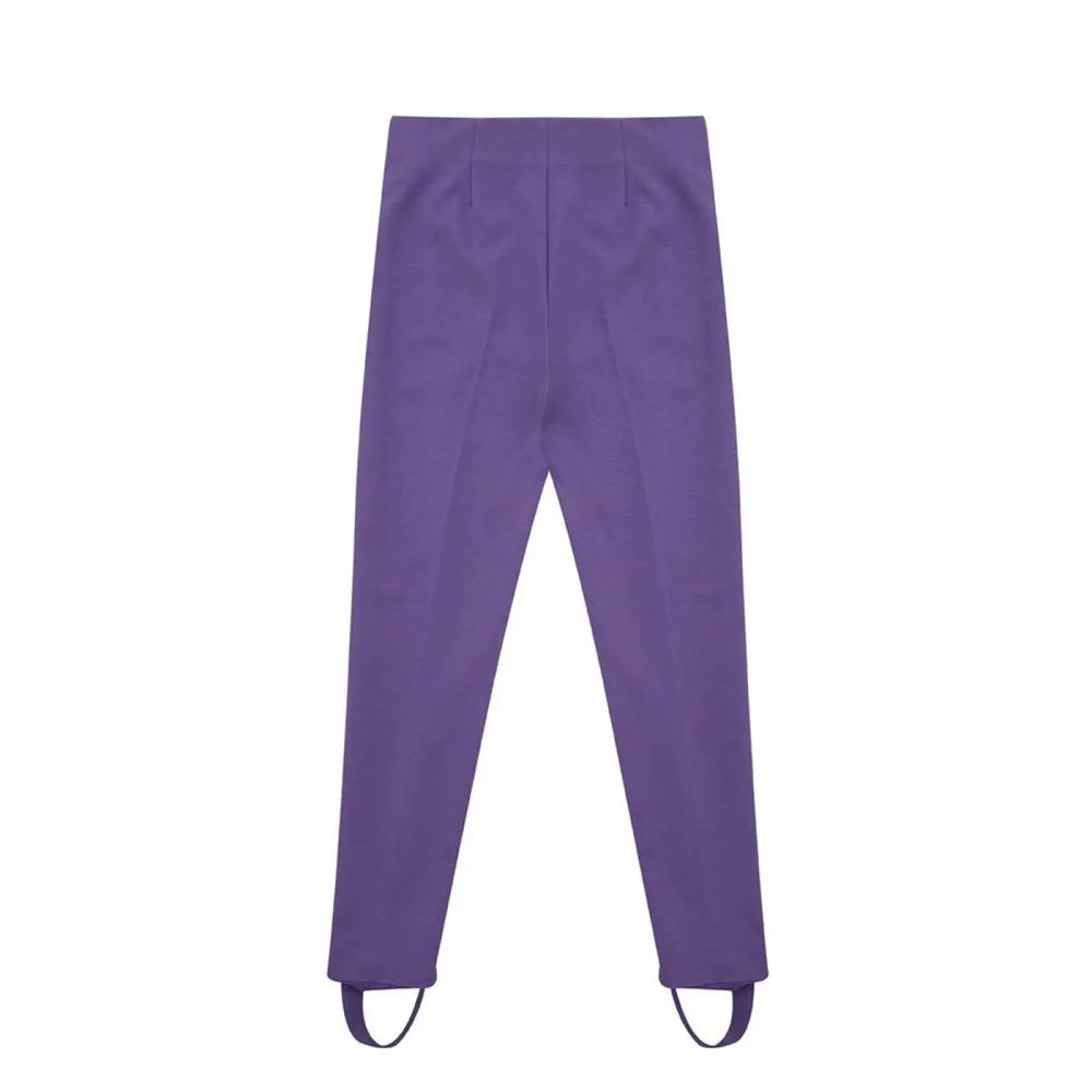 Lardini Purple Viscose Athletic Pants