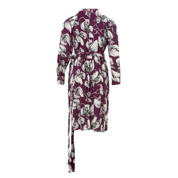 Lardini Purple Viscose Casual Dress women’s dress