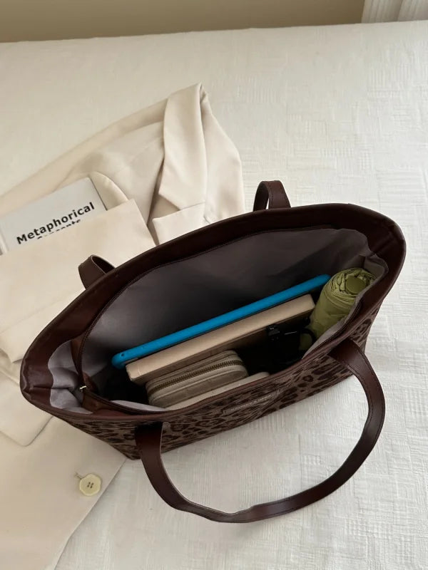 Stylish Large Polyester Shopping Bag with Roomy Design Bags bags Trendsi