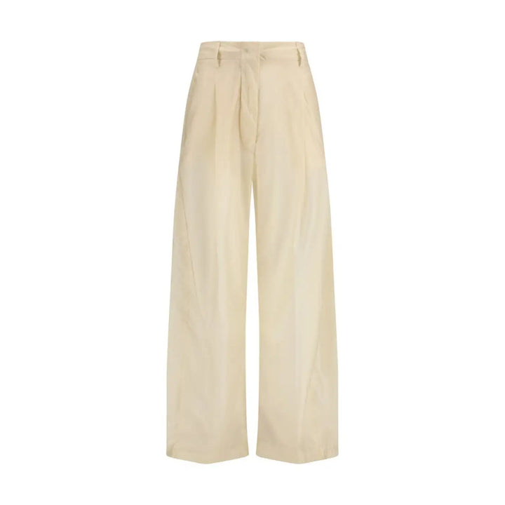 The Latest Beige Cotton Casual Pants