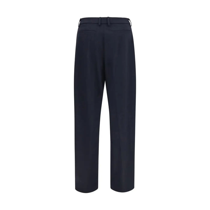 The Latest Blue Polyester Dress Pants