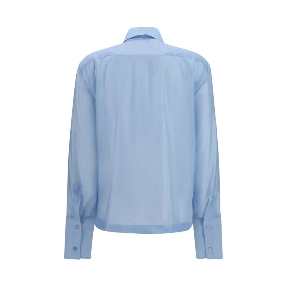 The Latest Blue Wool Oves Aries Dress Shirt