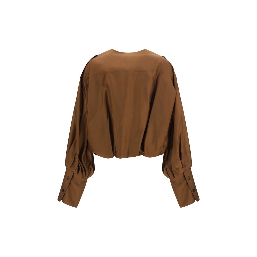 The Latest Shirts - Brown Lycra Shirt
