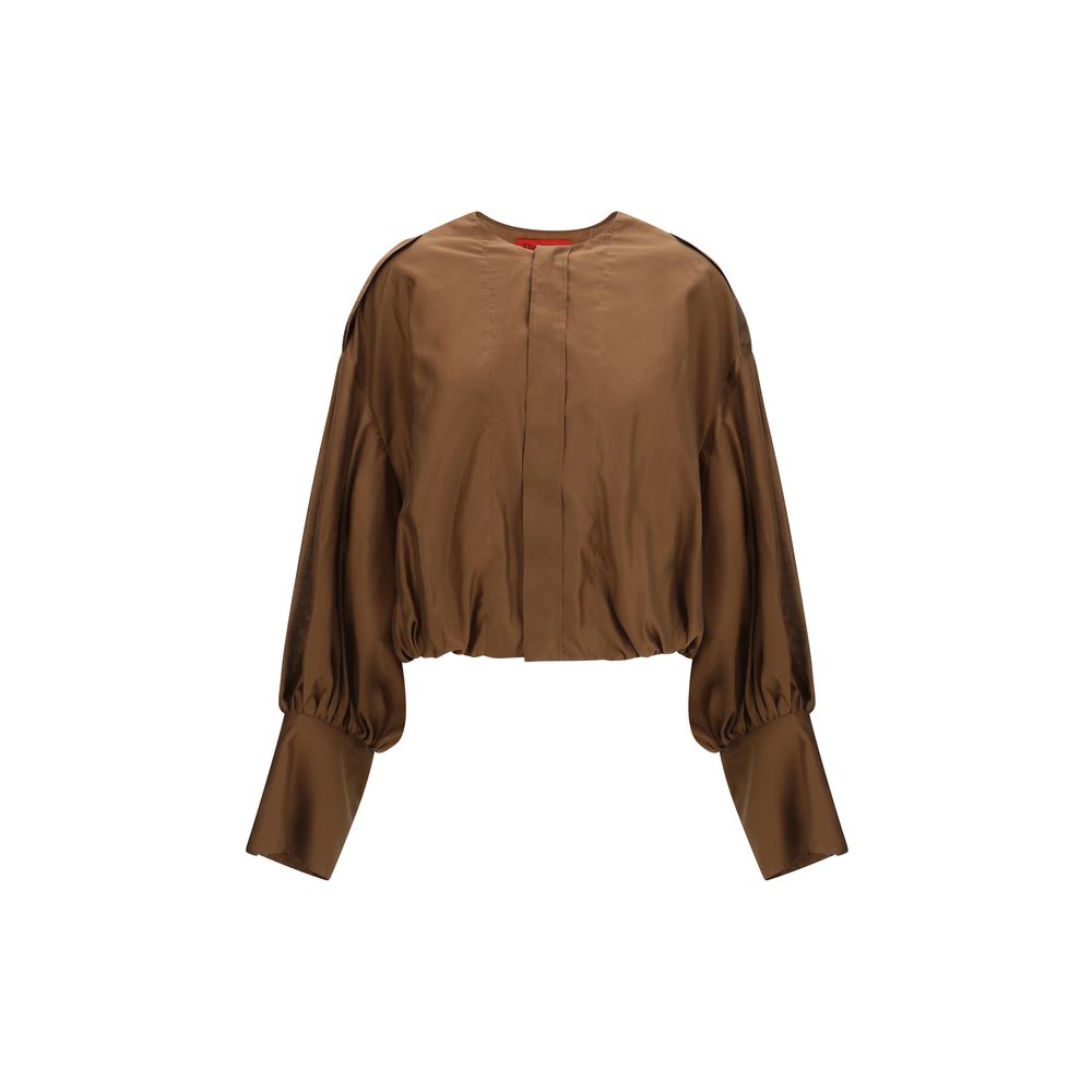 The Latest Shirts - Brown Lycra Shirt