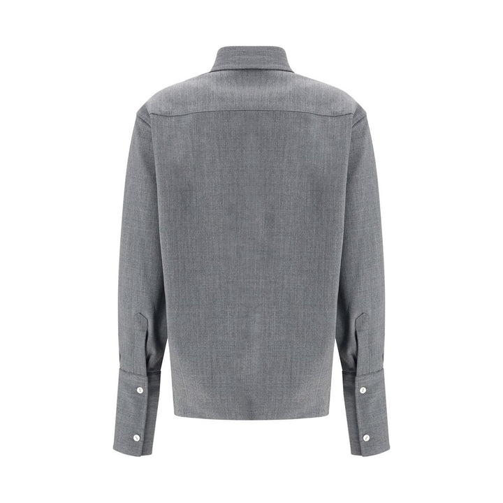 The Latest Shirts - Gray Wool Oves Aries Shirt
