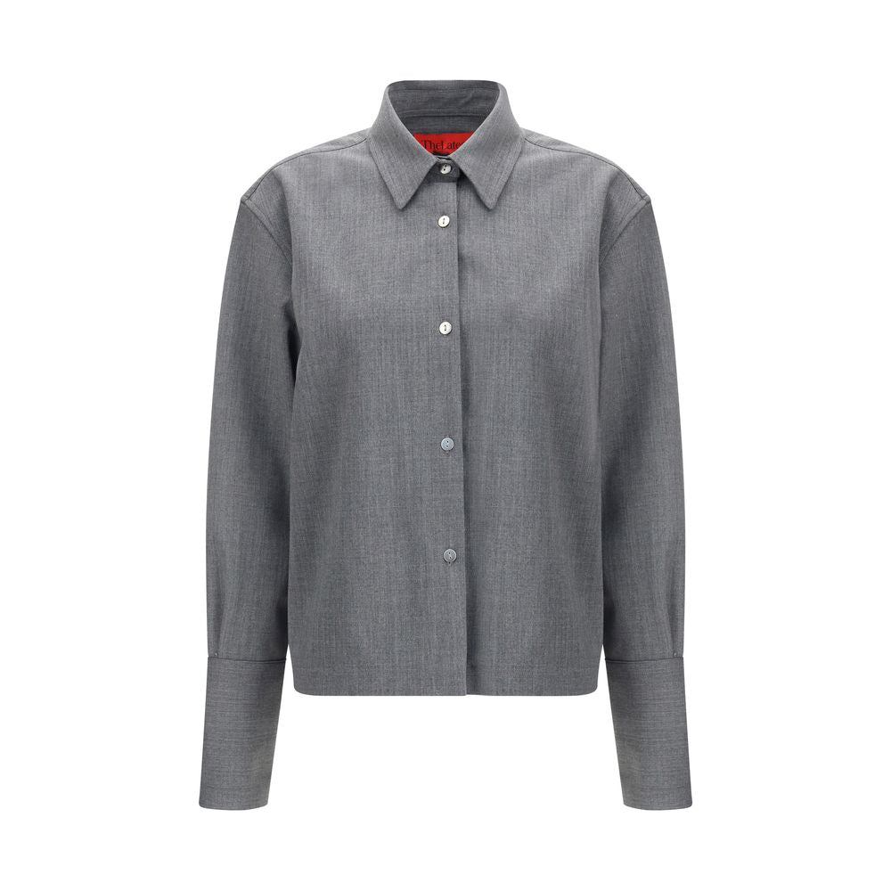 The Latest Shirts - Gray Wool Oves Aries Shirt