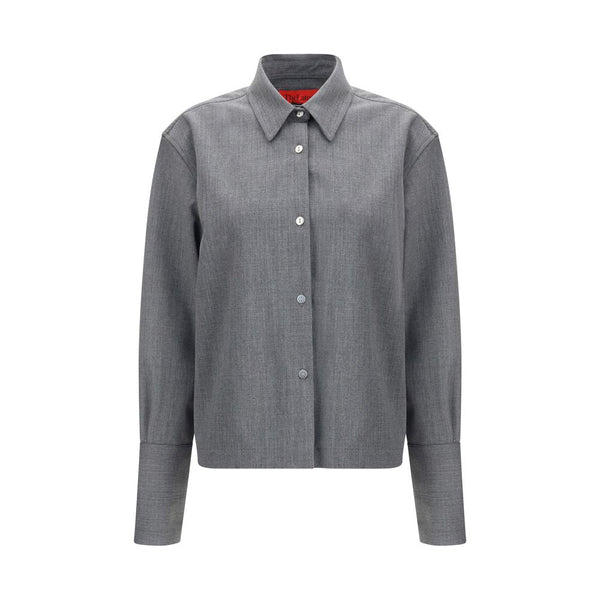 The Latest Shirts - Gray Wool Oves Aries Shirt