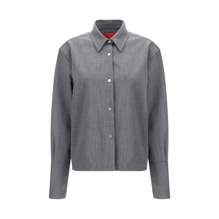 The Latest Shirts - Gray Wool Oves Aries Shirt