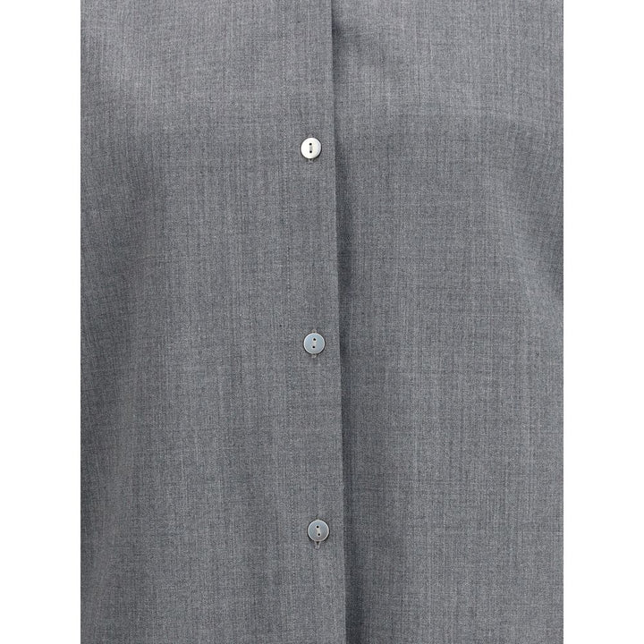 The Latest Shirts - Gray Wool Oves Aries Shirt