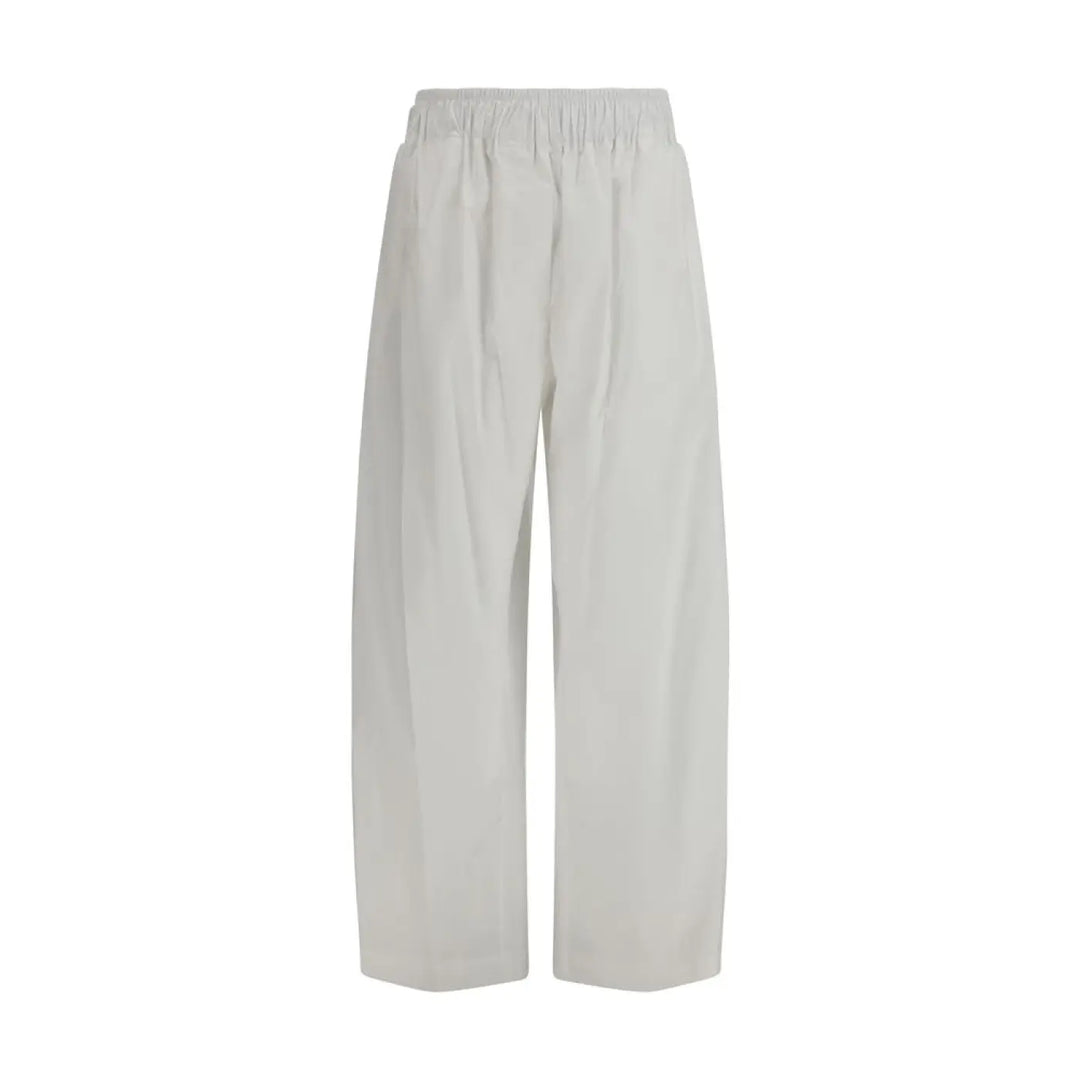 The Latest White Lyocell Casual Pants