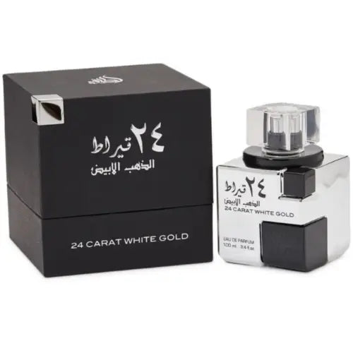 Experience the Alluring Essence of White Gold Eau with Orange Blossom Unisex Fragrance Lattafa