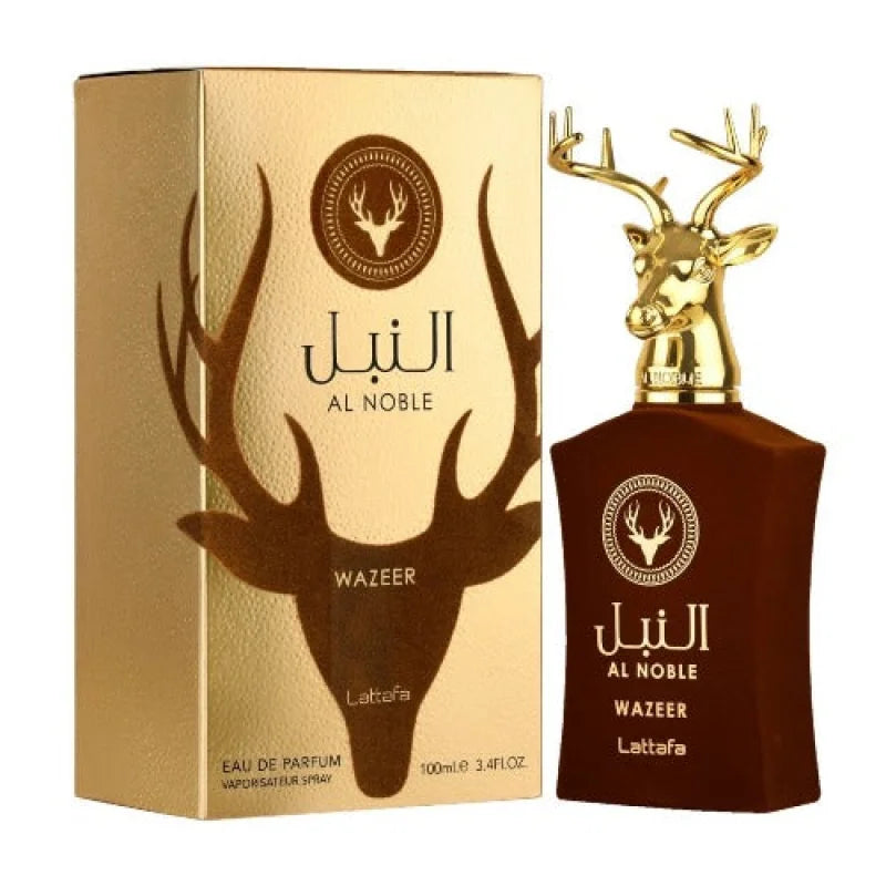 Sensational Spiced Woods and Fruit in Lattafa Al Noble Wazeer Eau Unisex Fragrance