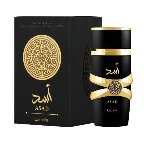 Lattafa Asad Unisex Perfume Bold Vanilla Cologne for Men and Women Fragrance