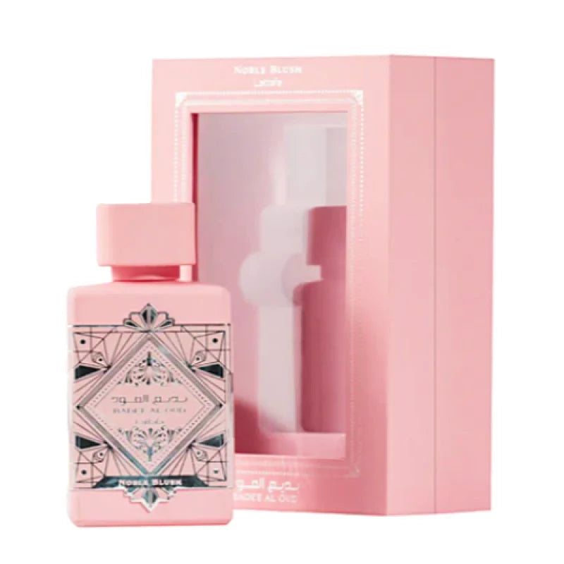 Badee Al Oud Noble Blush Captures Dreamy Sweet Fantasy Women’s Perfume Lattafa
