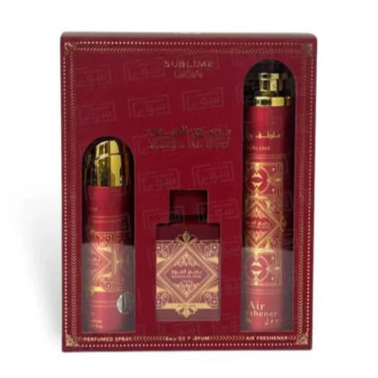 Lattafa Badee Al Oud Sublime Gift Set for Men Deluxe Fragrance Collection Men’s Sets