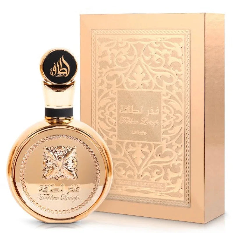 Lattafa Fakhar Gold Extrait Vetiver Cedar Tonka Bean Amberwood Elixir Unisex Fragrance