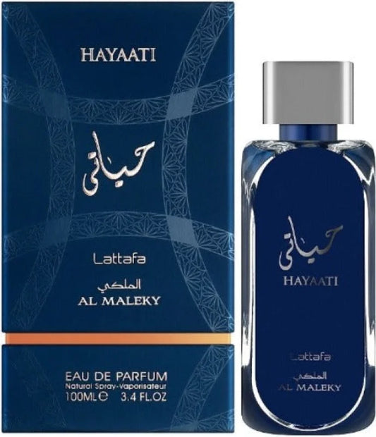 Lattafa Hayaati Maleky Eau Energizing Oud Unisex Fragrance Men’s Cologne