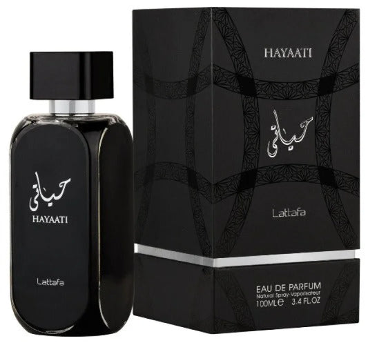 Lattafa Hayaati Eau Spicy Pink Pepper Accented with Warm Woody Notes Men’s Cologne