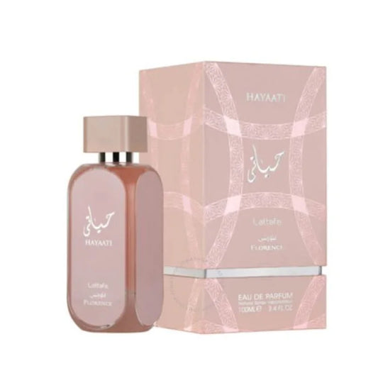 Lattafa Hayaati Florence Eau Vibrant Pink Grapefruit Bloom Women’s Perfume