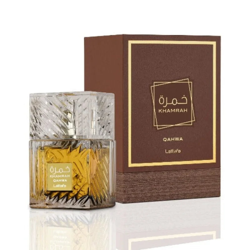 Lattafa Khamrah Qahwa Cardamom Ginger Indulgent Espresso Elixir Unisex Fragrance