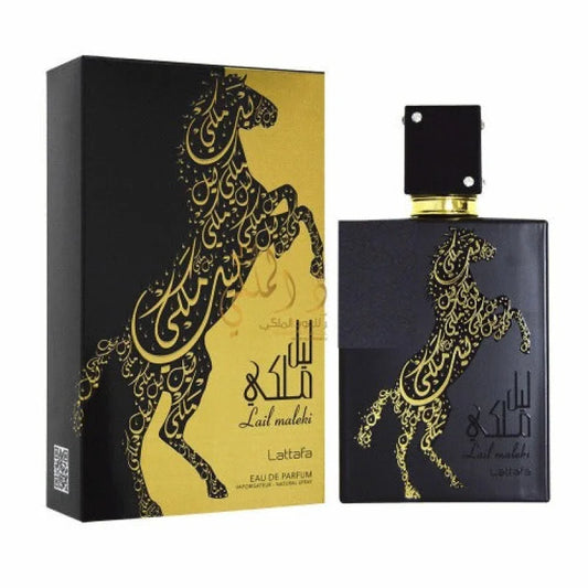 Lattafa Lail Maleki Warm Fruity Spice with Jasmine Honey Heart Unisex Fragrance