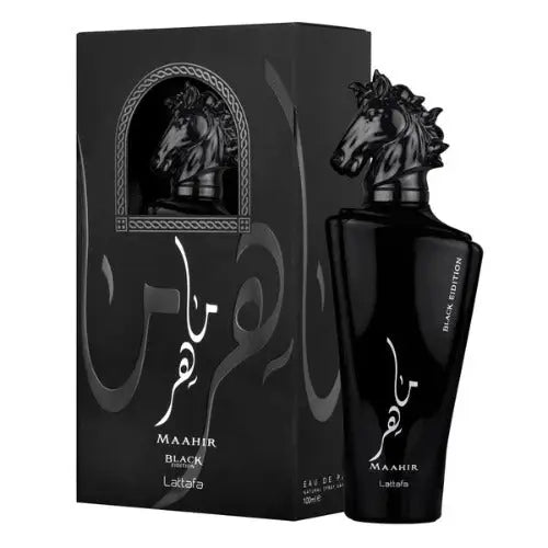 Experience the Allure of Lattafa Maahir Black Edition Eau Unisex Fragrance