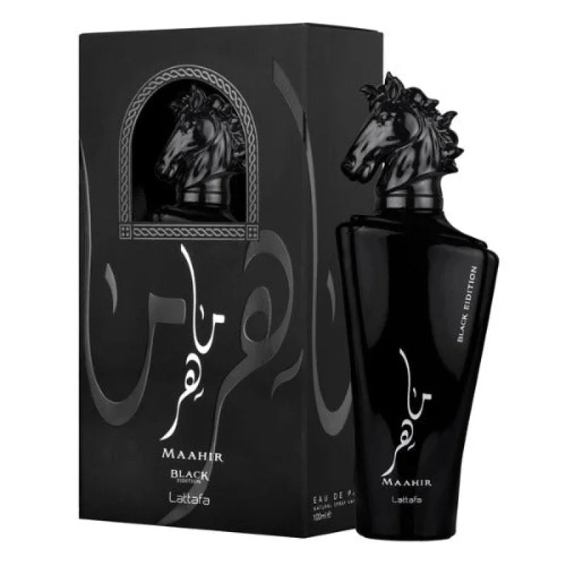 Lattafa Maahir Black Edition Velvet Oud Elixir Unisex Fragrance