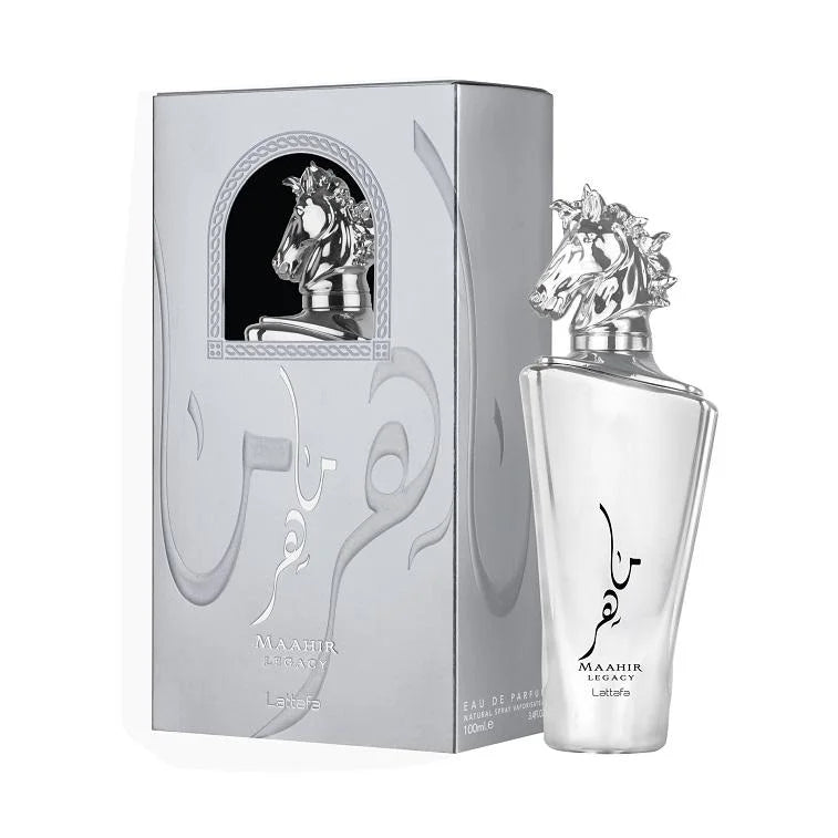 Lattafa Maahir Legacy Unisex Fragrance Energizing Citrus and Woody Scent