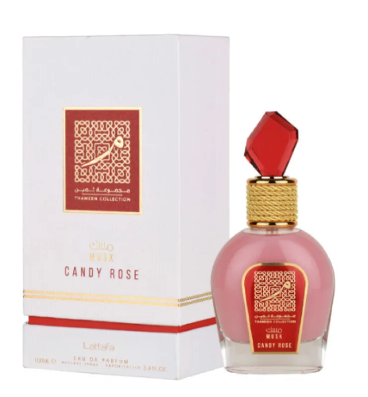 Musk Candy Rose Luscious Sweet Floral Indulgence Unisex Fragrance Lattafa
