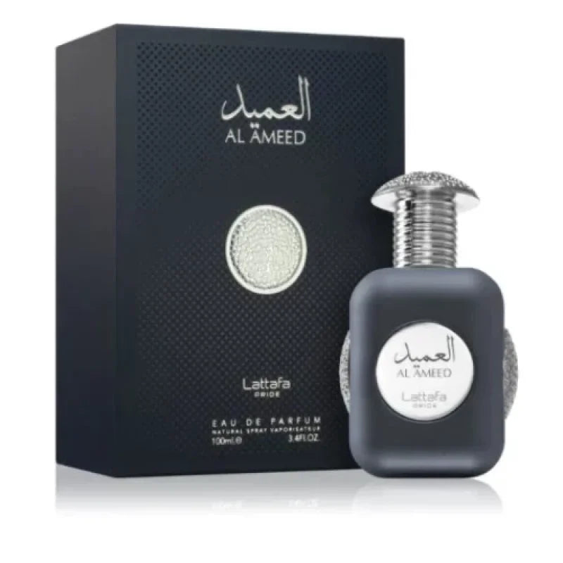 Ameed Silver Eau Bold Oriental Oudh Perfume Modern Gentleman Unisex Fragrance Lattafa