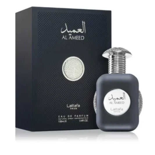 Ameed Silver Eau Bold Oriental Oudh Perfume Modern Gentleman Unisex Fragrance Lattafa