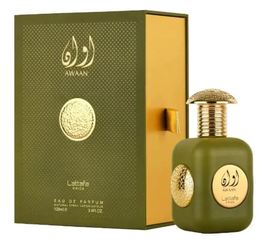 Pride Awaan Gold Citrus Jasmine Musk Perfume Elegance Unisex Fragrance Lattafa