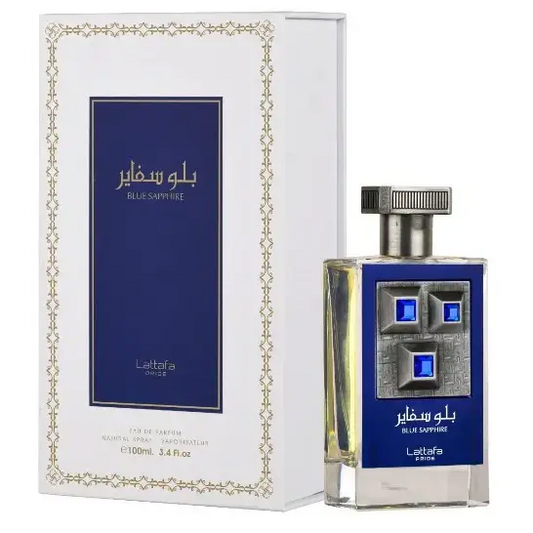 Experience Luxury with Lattafa Pride Blue Sapphire Eau de Parfum Unisex Fragrance