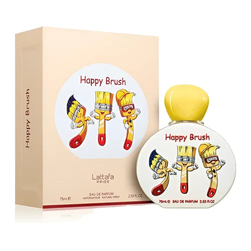 Lattafa Pride Happy Brush Unisex Fragrance with Juicy Peach and Pineapple