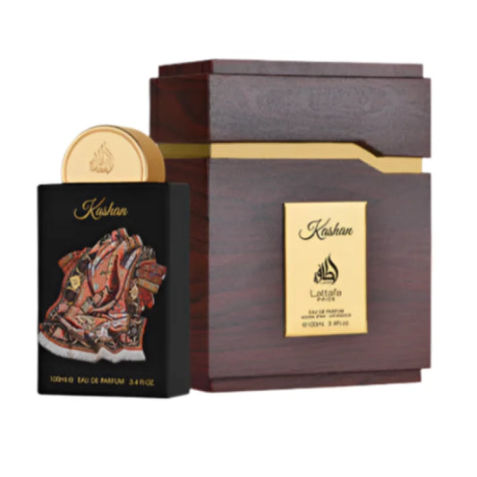 Lattafa Pride Kashan Eau Unites Spicy Fruity Wood Notes with Clary Sage Unisex Fragrance