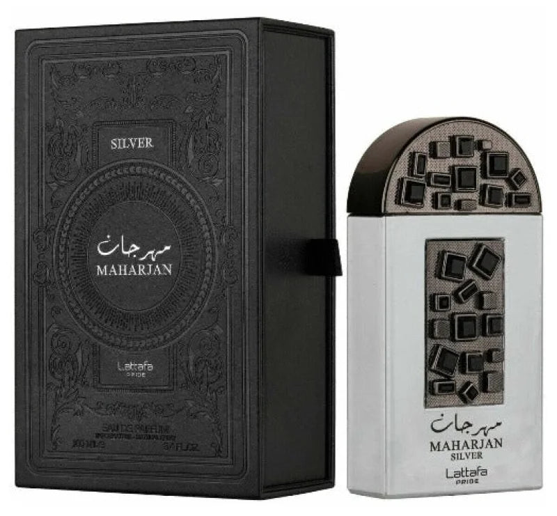Lattafa Pride Maharjan Silver Eau Radiant Citrus Iris Musk Symphony Unisex Fragrance